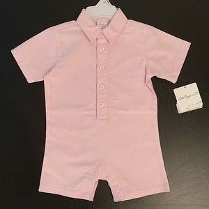 Starting Out Light Pink Collared Onesie - New with tags